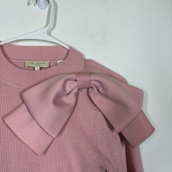 Ted Baker Nehru Bow Sweater Size 3 or US 8 - Picture 6 of 11